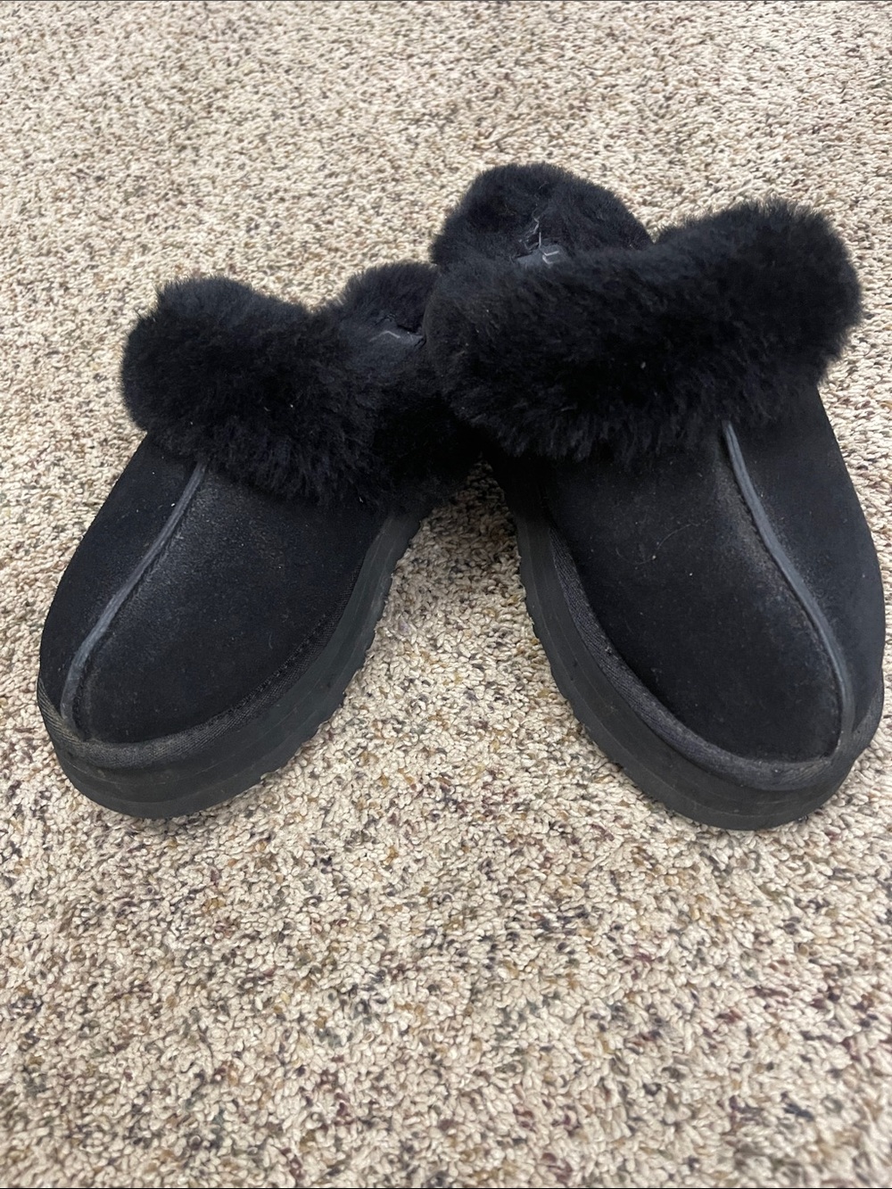 Ugg platform slippers